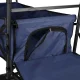 Ikonka LUARO KX2841 Folding Beach Cart with Canopy and Net, 120L, Navy Blue