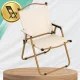 Folding Metal Garden Chair for Patio and Balcony, Portable Camping Chair