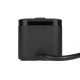 Huslog Cube Power Strip with PD 20W Fast Charger, Black