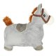 Bouncy Horse for Kids with Soft Plush Cover and Pump, Inflatable Ride-On Toy