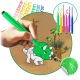 Ricokids RK-344 Foam Coloring Mat, Roll-up, 120 x 90 x 0.3 cm