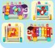 Деревянная игрушка-стучалка Bakalu Мамонт с ксилофоном