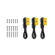 Thermaltake CT120 EX Reverse ARGB Sync Bumblebee PC Fans, 3 Pack