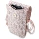 Guess Handbag G Cube Stripe for Phone, Pink