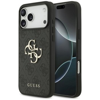 Guess 4G Big Logo Phone Case Cover iPhone 17 Pro Max - Black