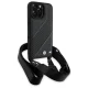 BMW iPhone 16 Pro Max Case M Edition Carbon Stripe & Strap, Black