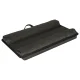 Portable laptop table with cushion for bed or lap, black