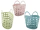 Shopping basket handy for mushrooms vegetables fruits handles picnic