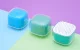 Cheerble Pet Cat Dog Massage Silicone Bathing Hair Brush Candy, Green