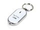 Chip Keychain Reacts to Whistle with LED Key Finder, White