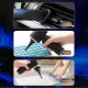 KH-128 Mini Foldable Car Vacuum Cleaner with Blower - Black