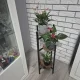 Ruhhy 00025627 3-Tier Standing Plant Stand 81cm Black/Brown