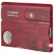 Victorinox SwissCard Lite Multi-Tool Card, Red Transparent