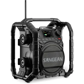 Jobsite Radio Sangean U-4X DAB+ FM Bluetooth IP65, Black