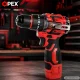 OPEX TOOLS OPX28036 Brushless Cordless Impact Drill (16.8V, 2 Batteries)