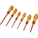 KNIPEX 00 20 12 V01 Screwdriver Set, 6-Piece, Red / Yellow