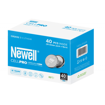 Newell CellPro CR2032 Lithium Batteries (40 Pcs)
