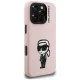 Karl Lagerfeld Silicone Karl Sketch MagSafe Case for iPhone 16 Pro Max, Pink