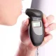 Compact Digital Breathalyzer with LCD and 5 Interchangeable Mouthpieces, Black