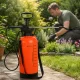 Manual Pressure Sprayer with Long Lance and Strap 8L Orange