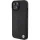 BMW iPhone 15 Plus Case Leather Hot Stamp MagSafe, Black