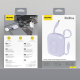 Dudao K32 10000 mAh powerbanka ar iebūvētu USB‑C/Lightning kabeli – violeta
