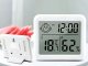 Electronic Indoor Thermometer with Hygrometer, Clock and Calendar