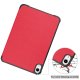 Apple iPad mini (2024) (A2995) Trifold Protective Cover Case, Red