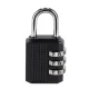 Combination Padlock for Suitcases and Bags, Black