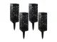 Decorative Garden Solar Lights with Twilight Sensor, 4 pcs