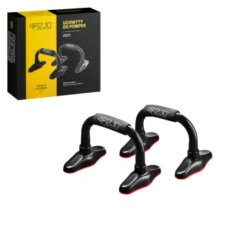 4Fizjo Steel Push-Up Bars, 2 pcs