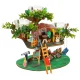Creative Treehouse Building Kit with Plant Growing and Figurines
