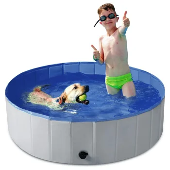 Gotel Foldable Dog Pool and Playpen, 80x30 cm
