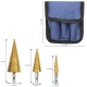 Step cone drill bits - 3 pcs. Bigstren 21640