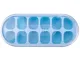 Ice Cube Tray with Lid and Silicone Base, 12 Cubes