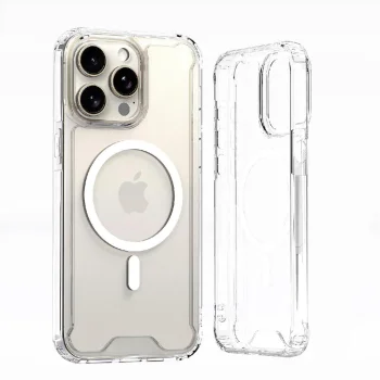 Clear Corner Case MagSafe for iPhone 16 Pro Max, Clear