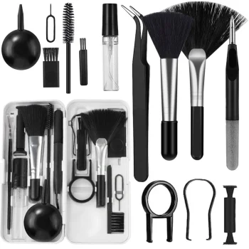 17-in-1 Cleaning Kit for Earbuds, Phones, and Keyboards, Grey