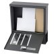 Modernhome HPB2210K-GS Galvanized Steel Mailbox with Newspaper Compartment, Anthracite