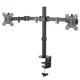 Maclean MC-884 Dual Monitor Desk Mount, 17-32\", 2x 8kg, Black