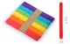 Jumbo Wooden Craft Sticks for DIY Projects 50 pcs, Colored