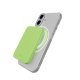 Puro iPhone 17 Case Lite Mag with MagSafe Support, Transparent with Green Ring