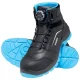 Uvex 95692 S3 SRC Safety Boots with Boa Fit System, Size 44, Black/Blue