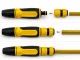 Garden Spray Gun with Adjustable Stream and Connectors, Yellow/Black
