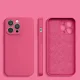 Silicone Case for iPhone 14 Plus, Fuchsia