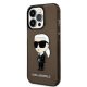 Apple iPhone 14 Pro 6.1\'\' Karl Lagerfeld Ikonik Karl Lagerfeld Case Cover (KLHCP14LHNIKTCK), Black