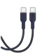 Puro ICON USB-C to USB-C Cable 1.5m, Navy Blue