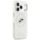 Karl Lagerfeld IML Glitter Karl&Choupette Heads Logo MagSafe Phone Case Cover iPhone 17 Pro - Gray