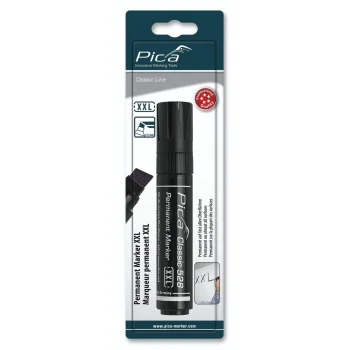 Pica Classic 528 Permanent Marker XXL, Wedge Tip 4-12 mm, Black