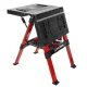 Holzmann WST100SOLID Folding Clamp Work Bench, 820 x 630 mm, Red / Black