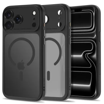 Tech-Protect MagPeak MagSafe CC Case for iPhone 18 Pro Max / 17 Pro Max, Matte Black